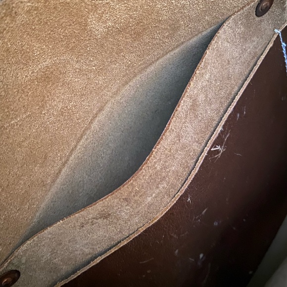 KMM& Co. Brown Leather Tote Bag. - Picture 11 of 14